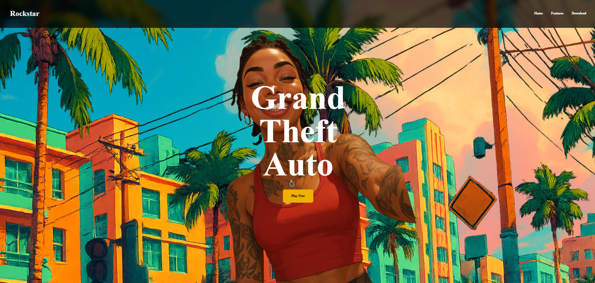 GTA VI Landing Page